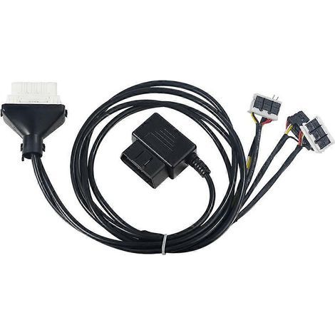 Câble de programmation de clés Toy30 4A 8A BA, câble OBD 16 broches, compatible avec l'outil de programmation de clés Autel OBDSTAR Xhorse Key Tool Plus.