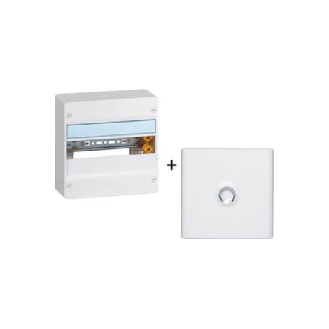 Legrand - Drivia - Coffret 1 rangu00e9es - 13 modules + Porte - Ref. : 401211+401331
