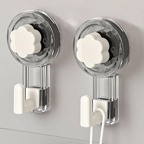 Badetuchhaken, extra starke Saugnapfhaken (62 mm), wiederverwendbar für Bad, Küche, Camping und Auto, Saugnapfhaken für Badetuch