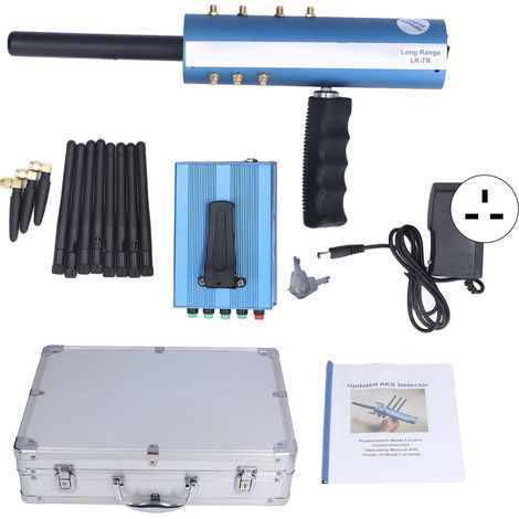 Détecteur de métaux professionnel ASK, localisateur tout terrain pour or, argent, cuivre et trésors, alimentation AC 100-240V avec prise UK, recherche en extérieur (1/5)