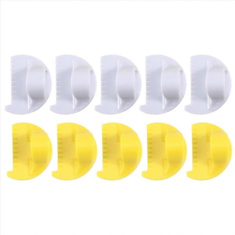 Outil de couture à bordures (lot de 10), outil de couture DIY pour quilting avec guide-pouce, pour coutures droites et courbes (3 mm). (1/5)