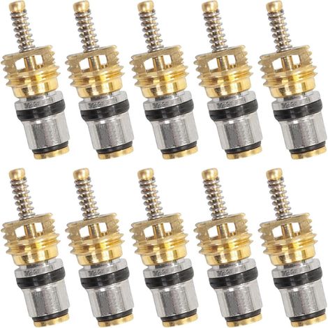 Noyau de valve de climatisation de voiture Noyau de valve de refroidissement - 10 pièces de rechange haute pression pour voiture, climatiseur (1/5)