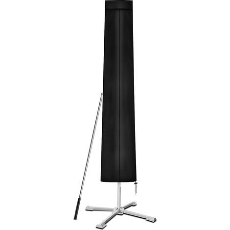 Schutzhülle für Sonnenschirme mit Belüftungsgittern, wasserdicht, winddicht, UV-beständig, robustes 600D Oxford-Gewebe, passend für Sonnenschirme mit Teleskopstange (190x30/40/50cm) (1/5)