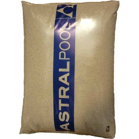 Astralpool – Sable de silex pour filtres de piscine 0,4 - 0,8 mm – Granulométrie précise – Sac de 25 kg pour filtration efficace