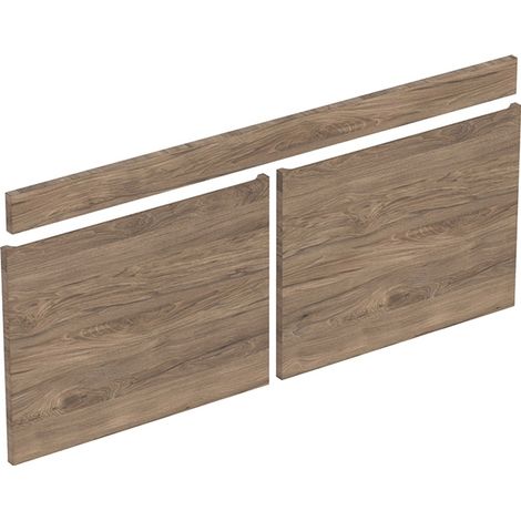 Ensemble de tiroirs/portes GE pour Renova Plan US pour DWT, L:130cm, noyer Hickory