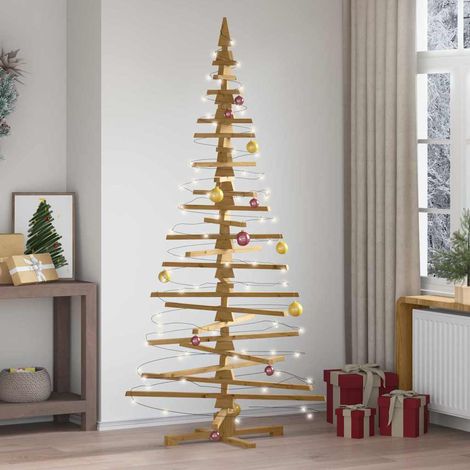 vidaXL Wooden Christmas Tree KOTKA Solid Pine Wood (1/5)