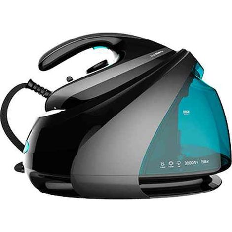 Centro stiro verticale da 3000 W con piastra in ceramica Turbo Slide per uno scorrimento fluido ed efficiente. (1/3)