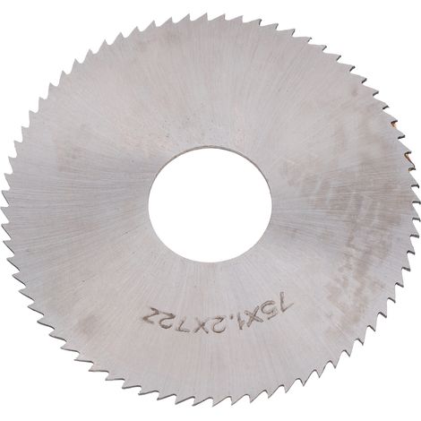 Kreissägeblatt, Trennscheibe für Hochgeschwindigkeitsstahl, 75 x 1,2 mm, 72 Zähne (1/5)