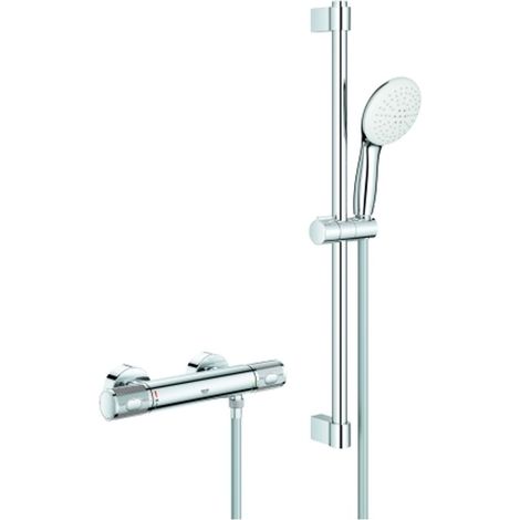 GROHE Miscelatore termostatico per doccia Grohtherm 1000 Performance 348341 interasse 600mm cromo, 34834001