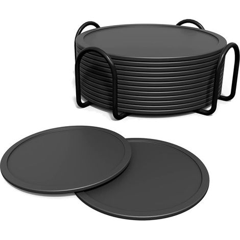 Dessous de Verre Verres Dessous de Verre en Silicone Dessous de Verre Ensemble de Dessous de Verre Tasse Dessous de Verre Dessous-Ywey (1/4)