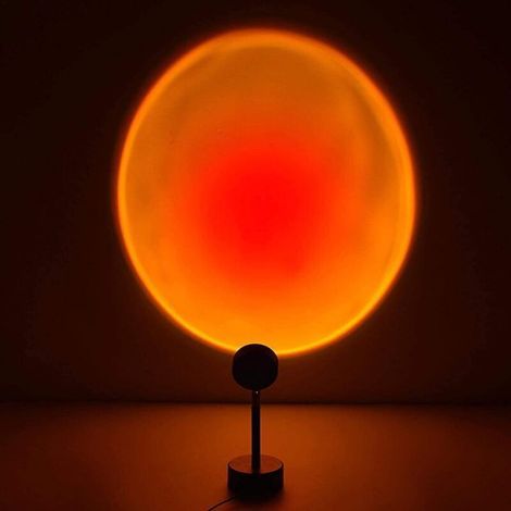Lampe de sol à projection LED Rare Pearl, lampe d'ambiance coucher de soleil rouge N (1/5)