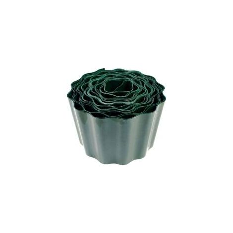 Bordure à Gazon Classique, Bordure de pelouse, Bordure de Parterre, Bordure de Tonte, Vert, 9 m x30 cm (1/5)