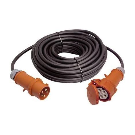 as-schwabe Alargador CEE 16 A 5 metros negro