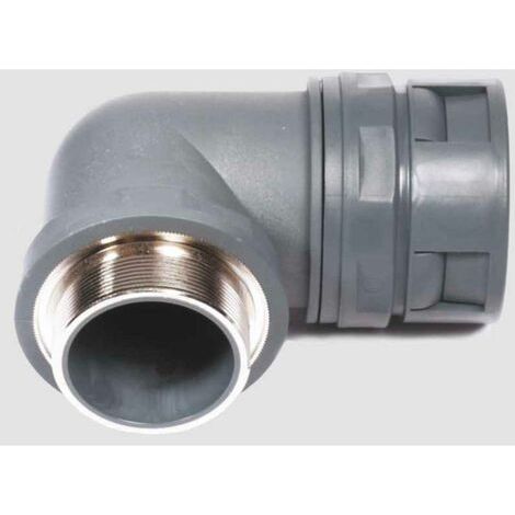 HELU 920250 HSSV 90° MG M Raccord de tuyau gris M20 90° 1 pc(s) (1/2)