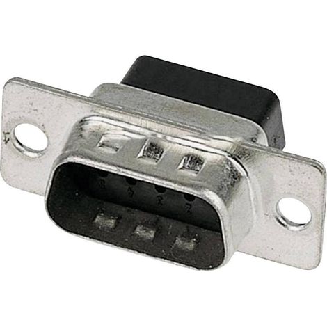 HARTING  09670095601 D-SUB Stiftleiste 180 ° Polzahl: 9 Crimpen 1 St.