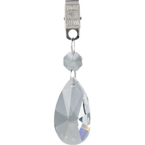 d-c-fix Tischtuchbeschwerer Kristall transparent Kristallform, 4 Stück