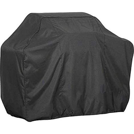 QAZQA Barbecue Housse Barbecue Kit de Revêtement de Barbecue Couverture Imperméable au Barbecue Couvercle de Gril à Gaz Lourd 145 x 61 x 117 cm (1/5)
