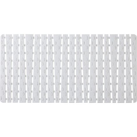 Tappeto Doccia Antiscivolo 40 x 80 in Plastica Bianco (1/5)