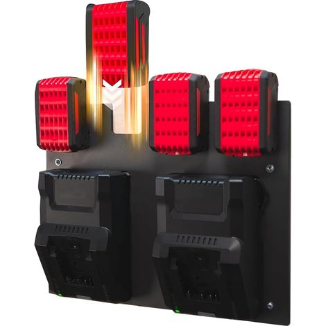 Akku-Wandhalterung, Wandhalterung für Bosch Akkus und Ladegeräte 18V Professional Premium Montagezubehör Stabile Wandhalterung für Bosch Akkus und Ladegeräte