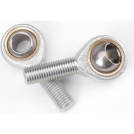 Joint Mâle Filetage Droite Embout À Rotule Joint Roulement Bronze Liner Performance Embout À Rotule - M10(2pcs) (1/5)