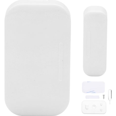 Capteur sans fil pour porte et fenêtre, surveillance intelligente WiFi, protection antivol pour maison, compatible Zigbee (1/5)