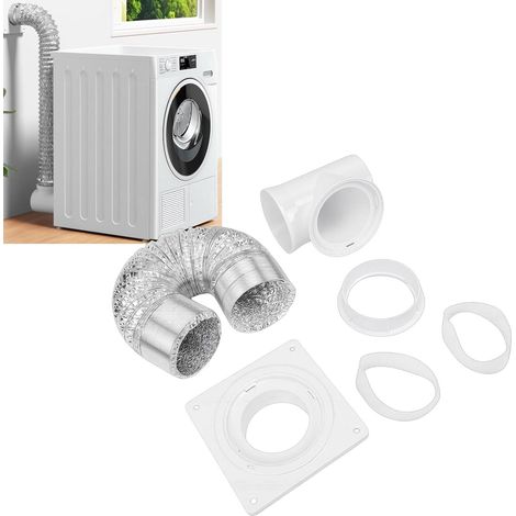 Kit de raccordement pour conduit sécheuse Asixxsix, coude à 90 (1/5)