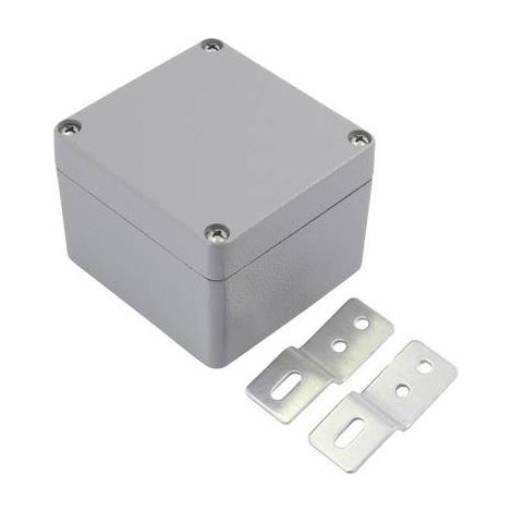TRU COMPONENTS ES-FA5 TC-6649564 Contenitore universale Alluminio pressofuso Grigio chiaro 1 pz.