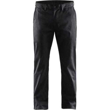 Pantaloni da lavoro chino stretch 2D 1465 - Nero XL - IT(48) - ES(C54) - Standard (1/4)