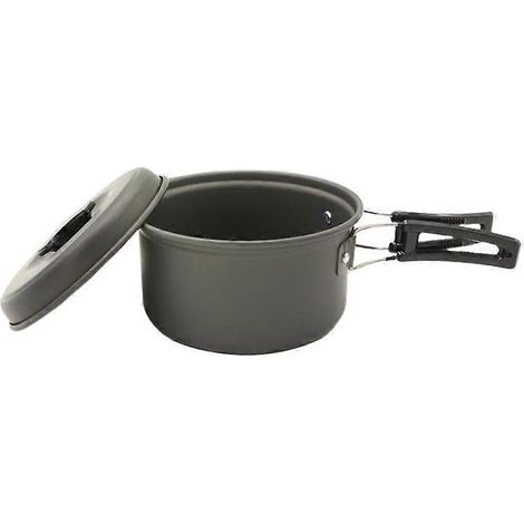 Marmite multifonction pour feu de bois, idéale pour une utilisation en extérieur (3 pièces) - Durable et ergonomique (1/5)
