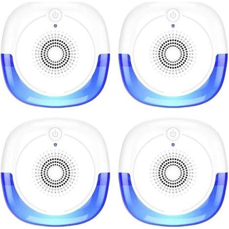 pair 4 pcs d'insectifuge à ultrasons, adaptés à la lutte antiparasitaire, anti-moustique, cafard, mouches et souris-Fei Yu (1/5)