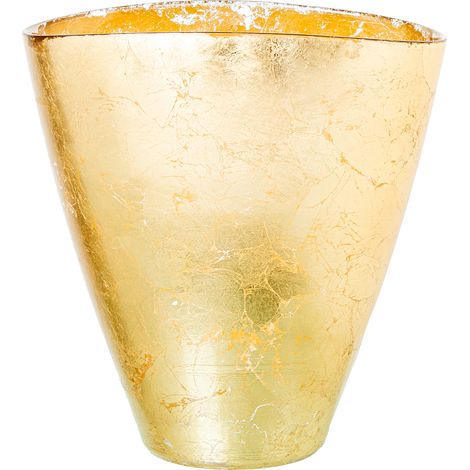 Vase Glass 24 cm oder 24x14x24cm für alle Stile, um dem Haus eine Note zu verleihen