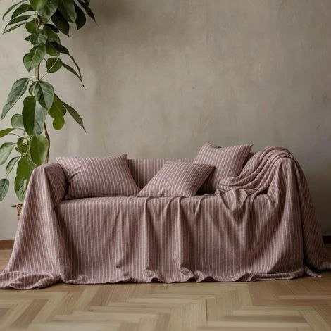 Tissu de canapé, Couvre-lit, en Toile épaisse et Robuste, en Coton, 160 x 260 cm, 260 x 280 cm, 360 x 280 cm, Dimensions Maxi, Drap Housse en Coton, fabriqué en Italie (1/5)