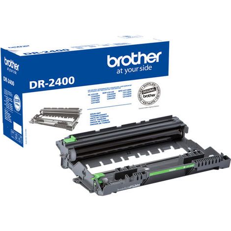 Brother DR-2400 Negro Unidad de tambor original, 12000 páginas