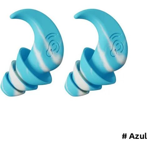Bouchons d'oreilles en silicone pour la réduction du bruit et la protection audifique imperméable pour les voyages et le travail (1/5)