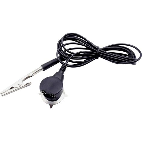 Quadrios Cavo di messa a terra ESD 1.80 m Morsetto a vite, Connettore a pressione 10 mm, Presa, Morsetto a coccodrillo (1/4)