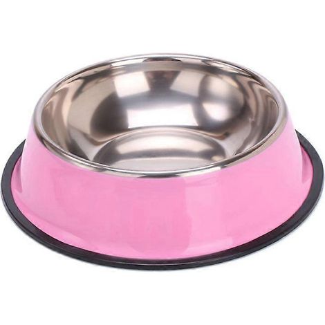 Gamelle chien inox anti-glissement, bol repas chat acier inoxydable, écuelle chiot chaton, gamelle chien robuste & hygiénique.