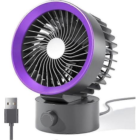 Mini ventilateur de bureau USB, petit ventilateur pour tablette (1/5)
