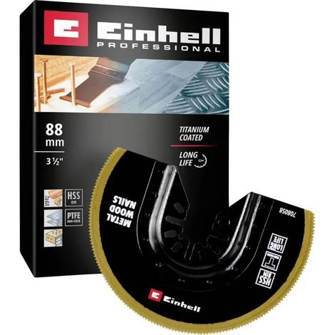Hoja de sierra de inmersión Einhell 708058 88 mm recubrimiento titanio