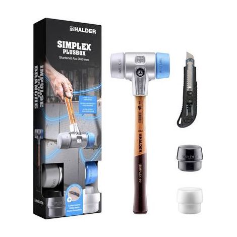 Martello halder simplex plusbox starterkit teste intercambiabili 1,43 kg
