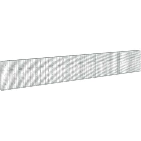 Gabione con Filo da 3,5 mm e Rete da 5x10 cm 1000x20x150 cm