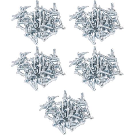 250 Stück M4,2 x 16 mm Bohrer-Schrauben aus verzinktem Kohlenstoffstahl, selbstbohrende Schrauben, Ersatz-Kreuzschlitzschrauben