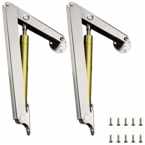 2pcs Vrins Gaz 150N Verin Hydraulique Verin Meuble Amortisseur Porte Placard Pour Armoires Bibliothques Meuble (1/4)