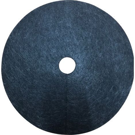 Lot de 1 Tapis de Protection Contre Les Mauvaises Herbes, Tapis de paillage Rond pour extérieur, Protection Contre Les Mauvaises Herbes (diamètre 42 cm) (1/5)