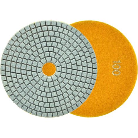 Polierscheibe zum Nassschleifen von Steinzeug 125 mm GR100 (5/250) (1/4)
