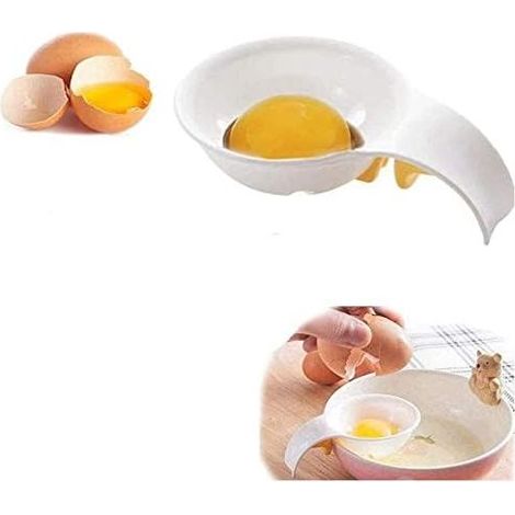 Séparateur d'œufs, séparateur de jaunes d'œufs, séparateur de blancs d'œufs en silicone, séparateur de jaunes d'œufs, œuf de poule, blanc d'œuf, meringue, mayonnaise, (1/5)