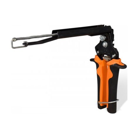 Edma – Agrafeuse-cloueuse à main 50 agrafes – Compatible agrafes OMEGA 18 – Chargeur acier traité – Pour bois dur et teck (1/2)