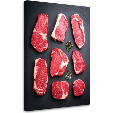 Wandbild Fleisch Steaks 40x60 cm (1/5)
