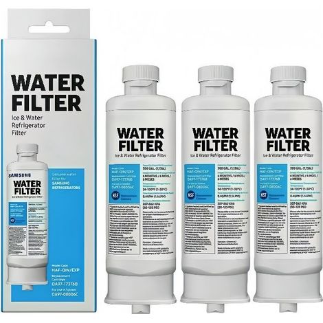 3er-Pack Wasserfilterkartuschen, kompatibel mit Samsung DA97-17376B HAF-QIN/EXP (1/5)