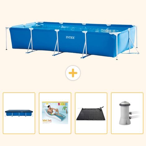 Intex Piscine Tubulaire Rectangulaire - 450x220x84 cm - 5-pièces S45 (1/5)