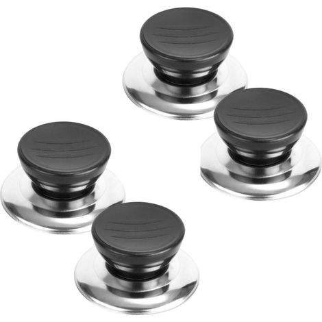 pomos universales resistentes para tapas de ollas y sartenes, ideales para ollas de cocción lenta, sartenes y tapas de utensilios de cocina. (1/5)